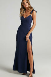 More Than This – Maxikleid mit Rüschenträgern
